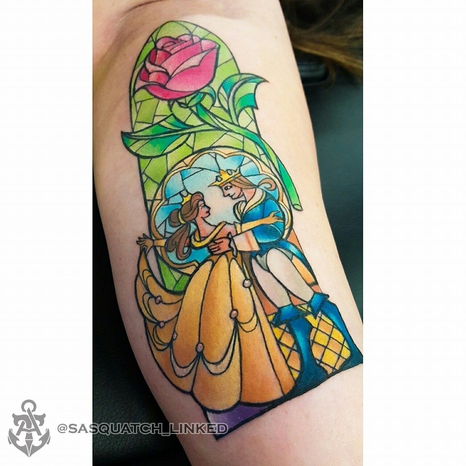 Medieval Stainless Glass Inspired Tattoos by Mikael de Poissy  Scene360