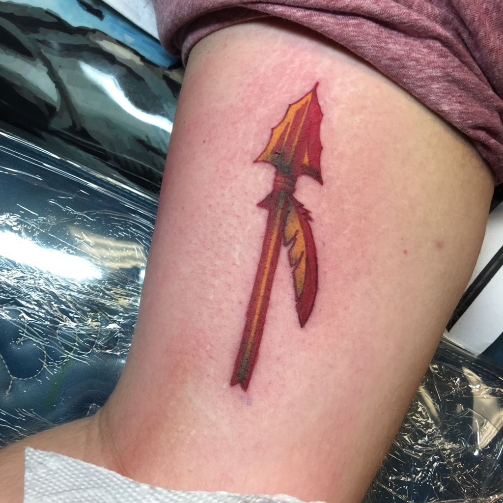 rocketorca — My new tats! I asked for the NGE Spear of...