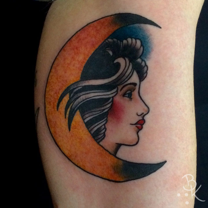 100 Best Moon Tattoos For Guys 2023 Phases With Meaning