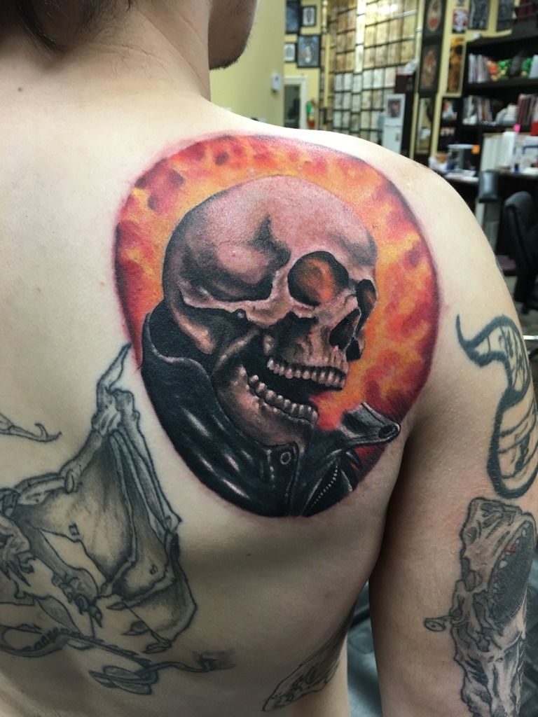 Ghost RIder tattoo fail by Bad Tattoos  Tattoos