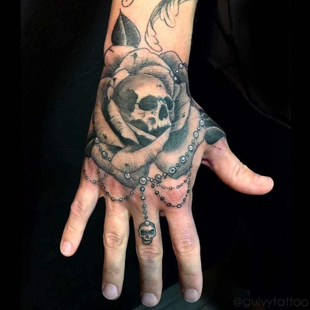 rose and skull tattoo for menTikTok Search