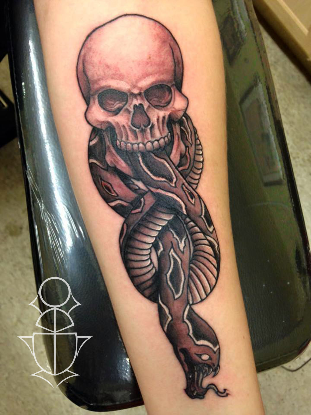 snake arm tattoo by GREENeyedGOBLIN on DeviantArt