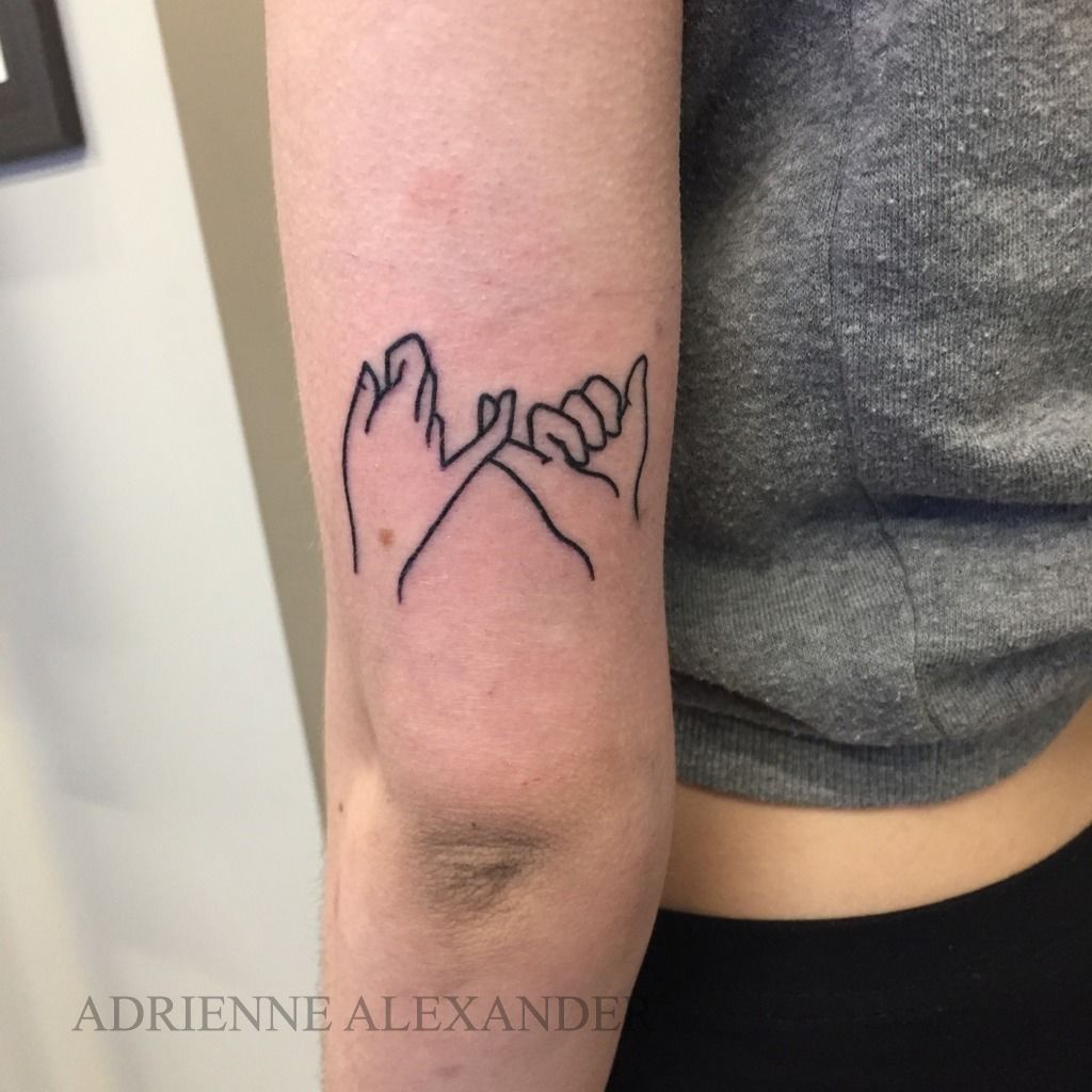 Pinky promise temporary tattoo, get it here ▻