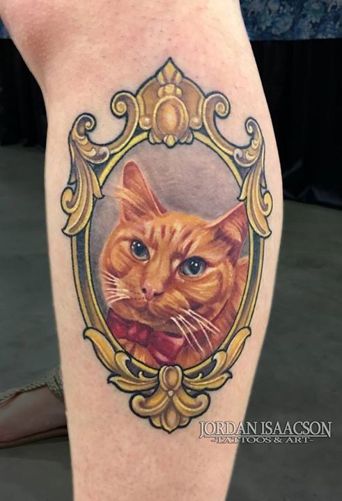 Jordantattoo Cat Portrait Tattoo
