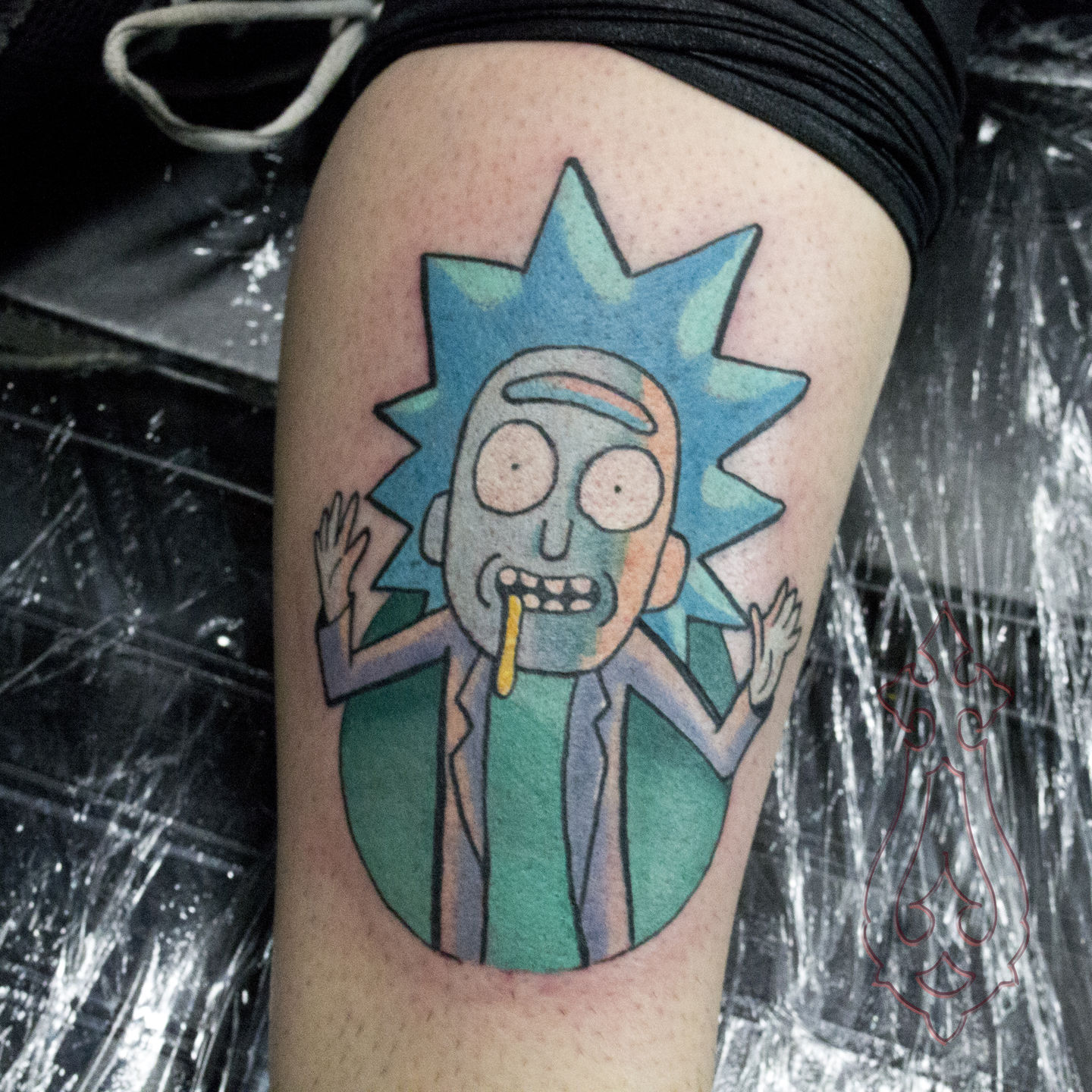 My first Tattoo got a facelift after being on my leg for 14 years  r adultswim