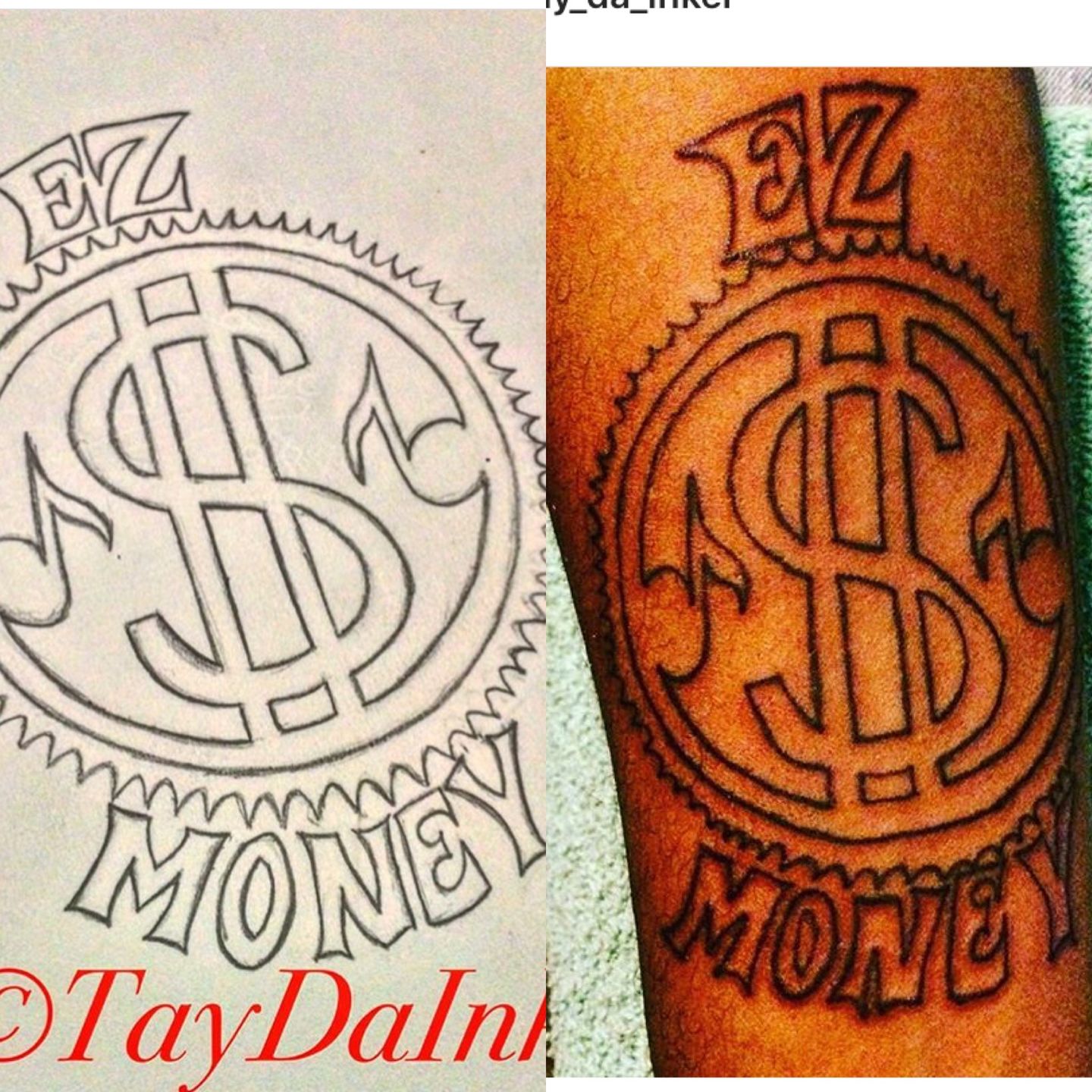 135 Cool Money Tattoos For Men in 2023 | Money bag tattoo, Money tattoo,  Hand tattoos