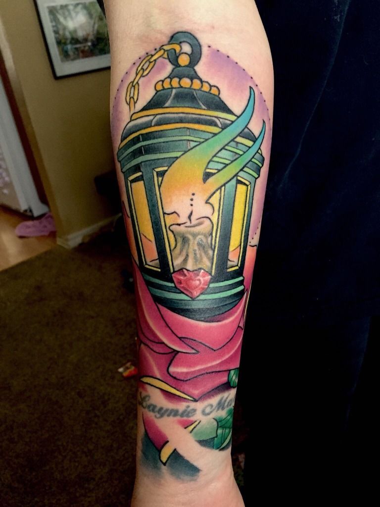 oil lamp by Jeff Ensminger TattooNOW