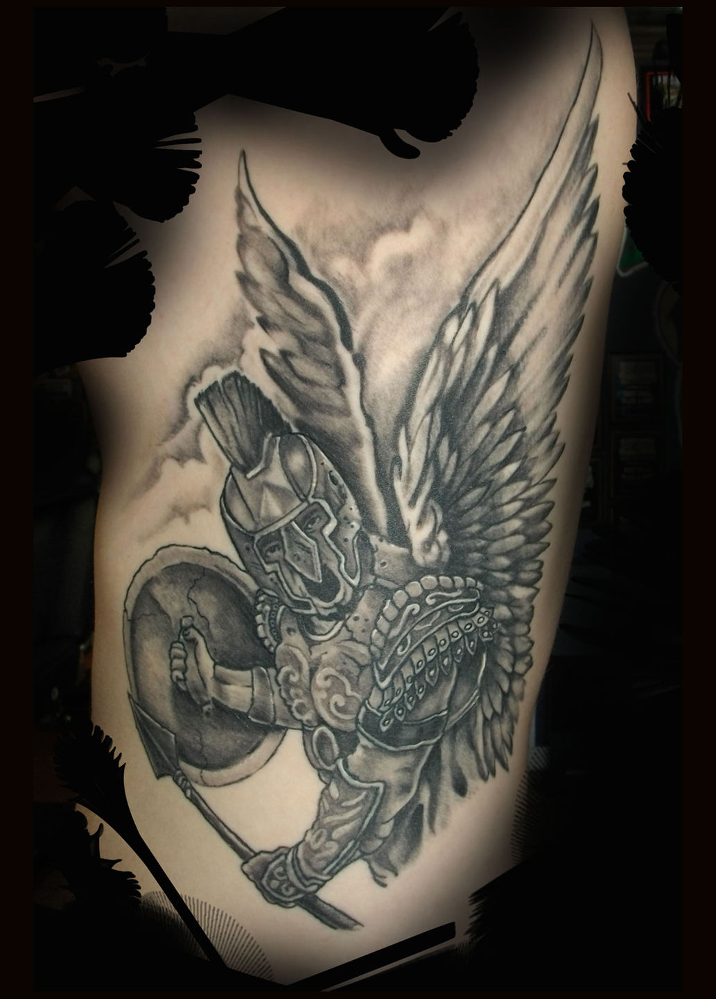 tattoo rib cage and angel  image 6003860 on Favimcom