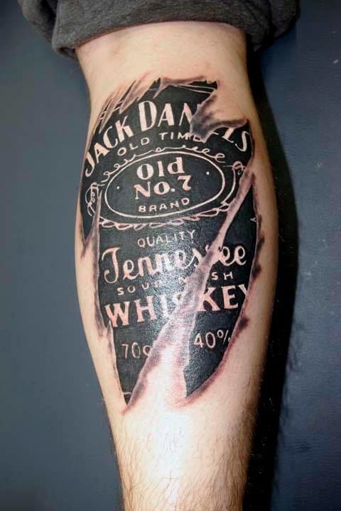 60 Jack Daniels Tattoo Designs For Men  Whiskey Ink Ideas