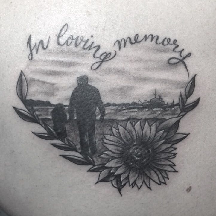 Betty aus dem Nadelwald  Memorial tattoo I did today Thanks for looking  