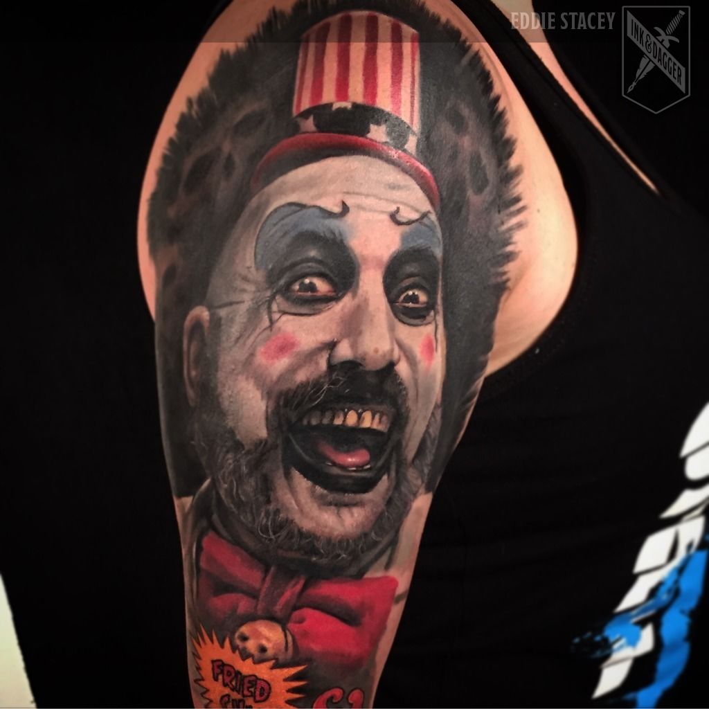 Otis Rob Zombie movie character House of 1000 Corpses by Marco Hyder  TattooNOW