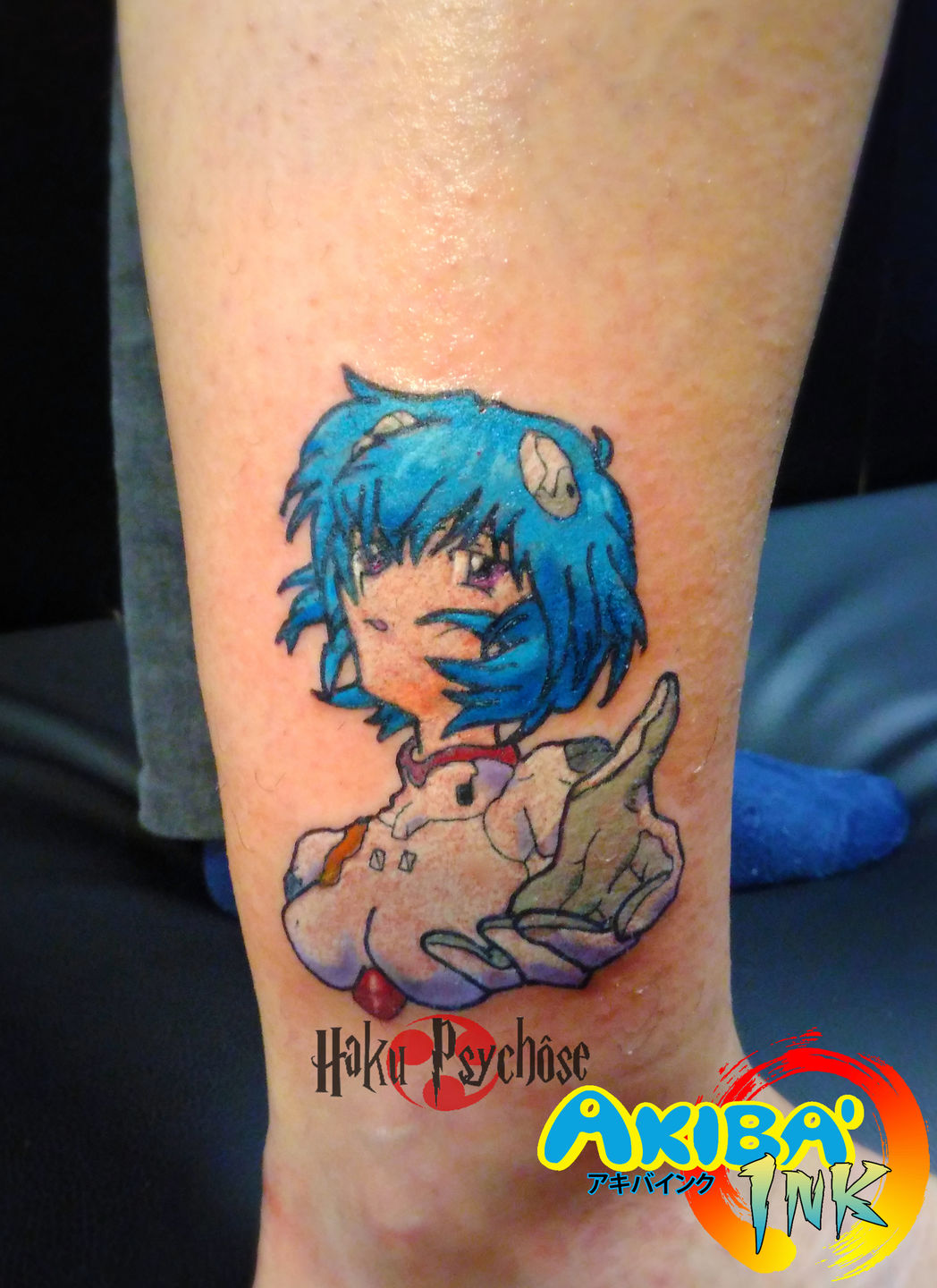1ANIME TATTOO PAGE on Instagram Rei Ayanami tattoo done allyngrima To  submit your work use the tag animemasterink And dont forget to share our  page