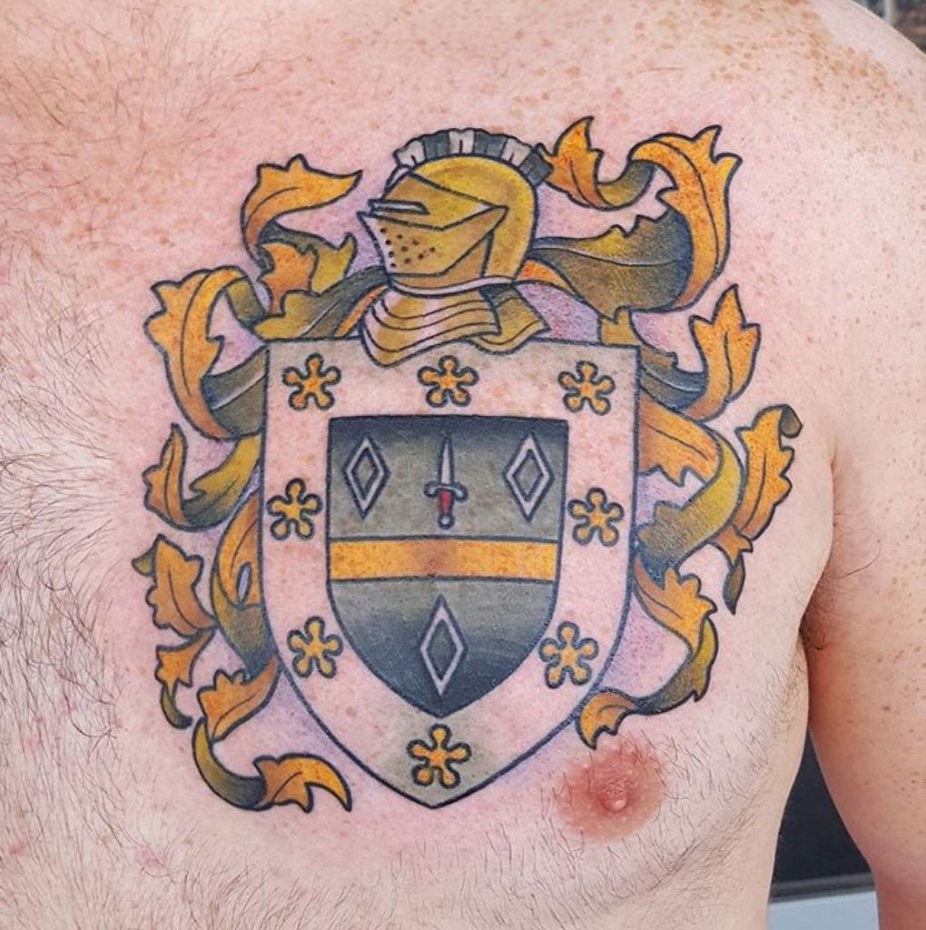 S'pore state crest-like chest tattoo really gives meaning to crestfallen -  Mothership.SG - News from Singapore, Asia and around the world