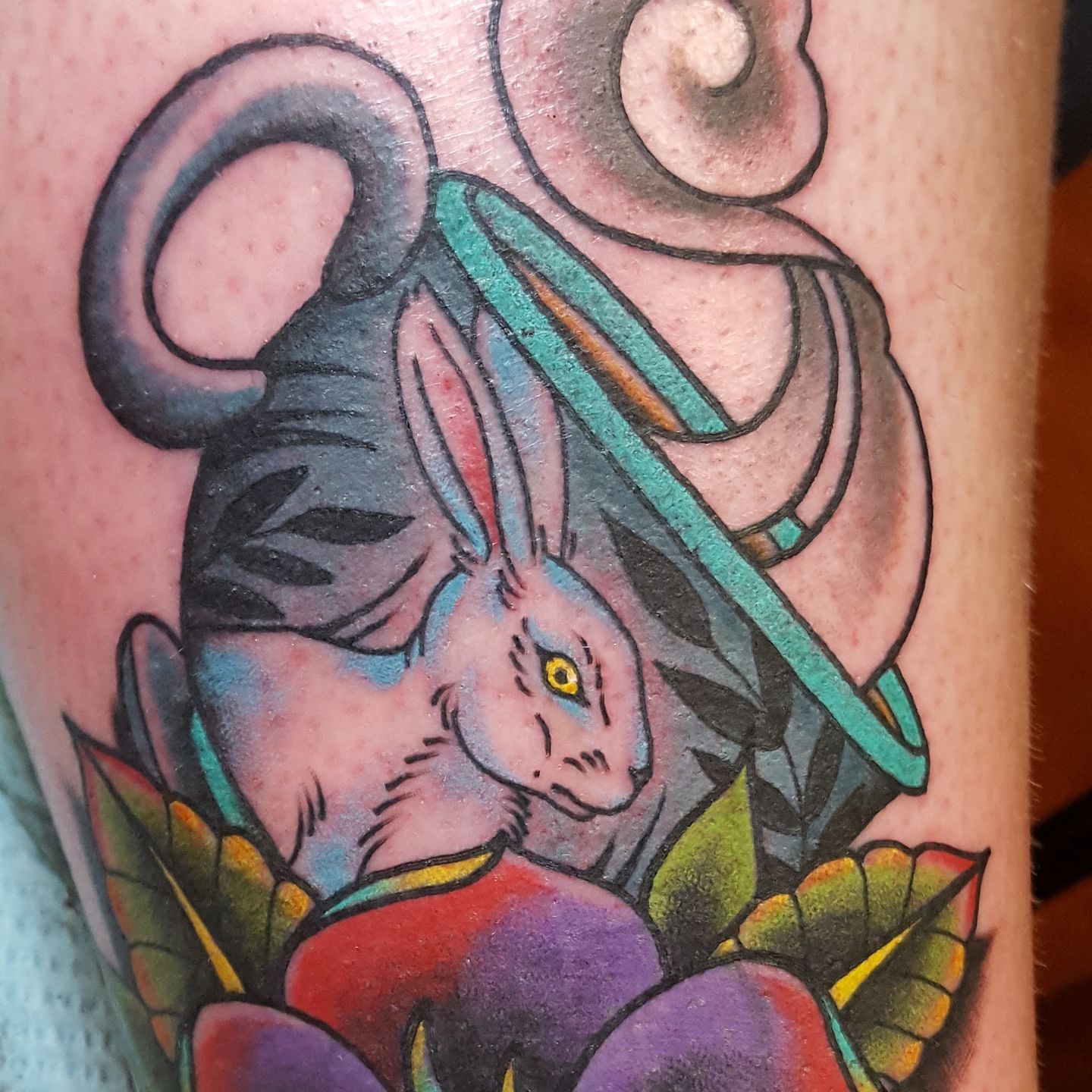 Tattoo White Rabbit - Temu