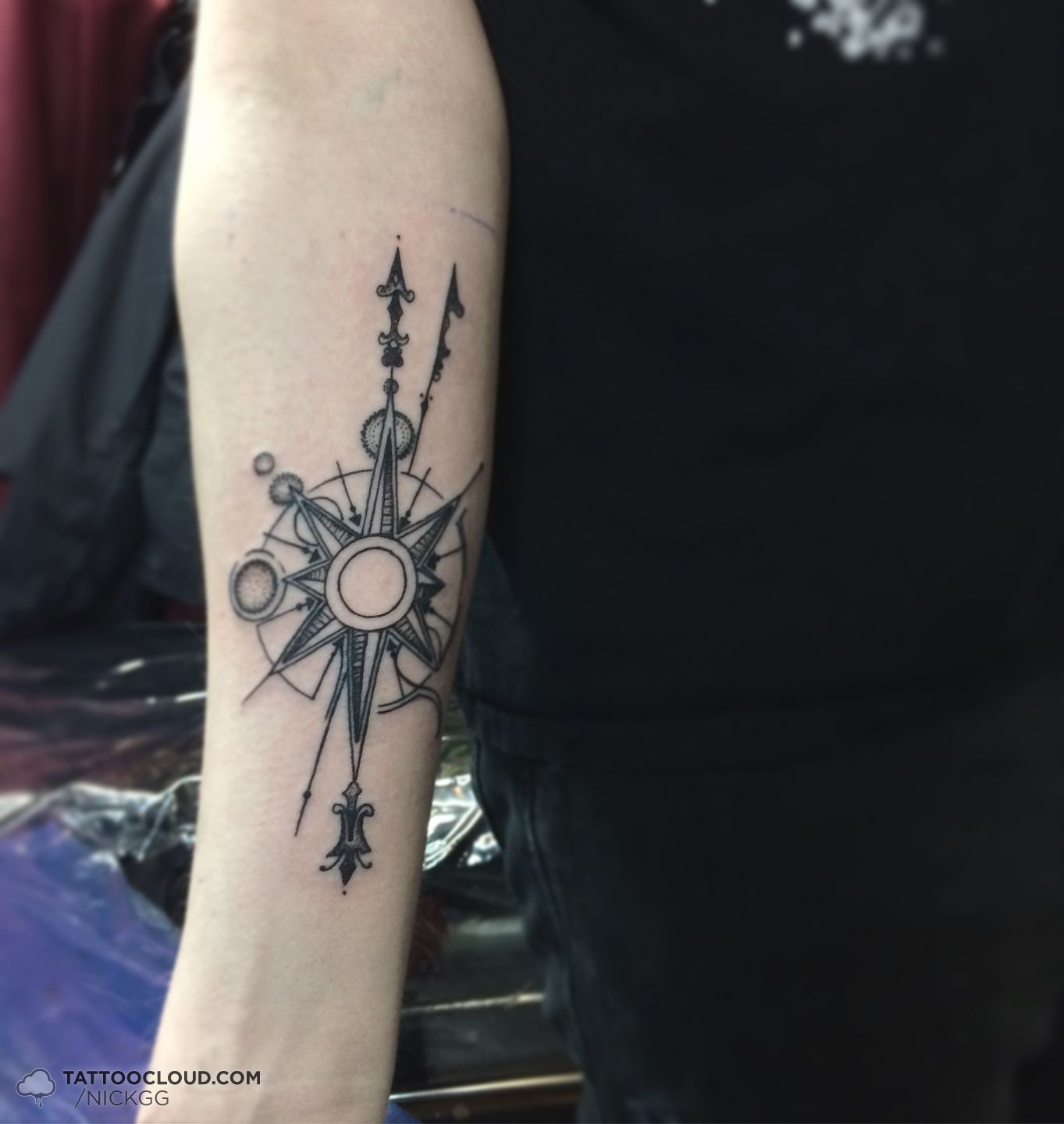 Compass and Clock - Compass and Clock Temporary Tattoos | Momentary Ink