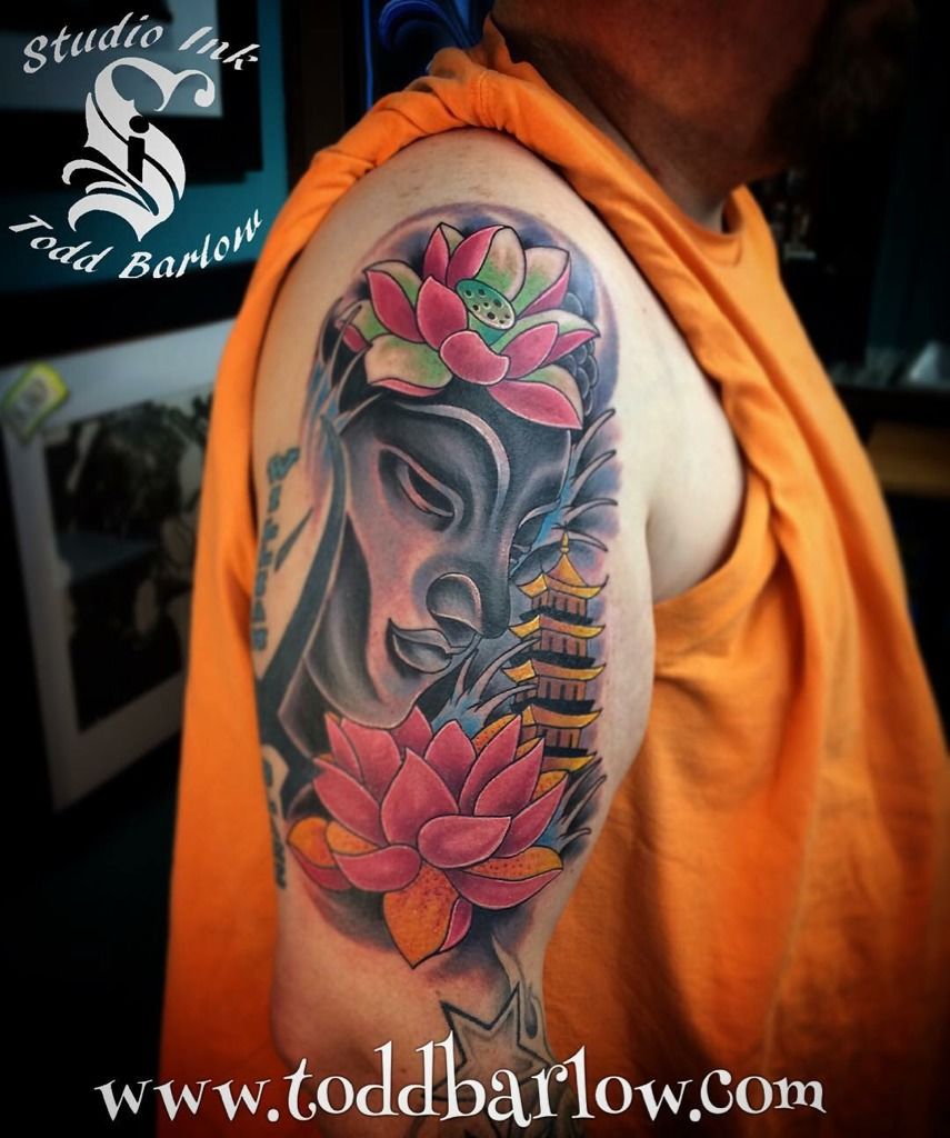 Japanese lotus sleeve... - New Roots Tattoo & Art Collective | Facebook