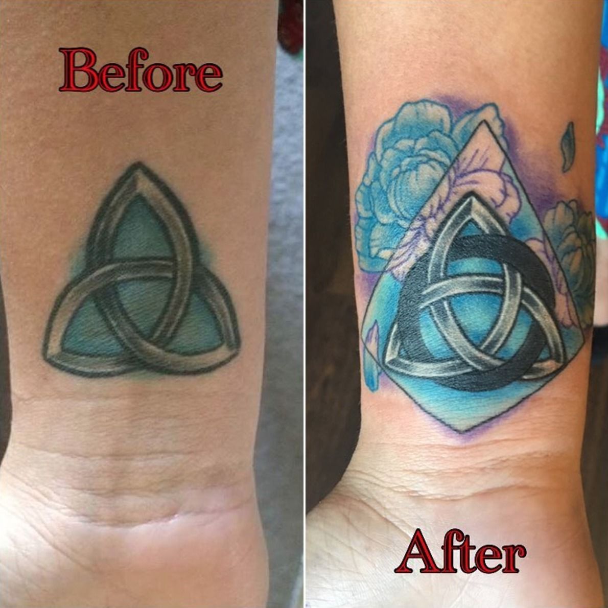 Celtic Triangle Tattoos  LuckyFish Art