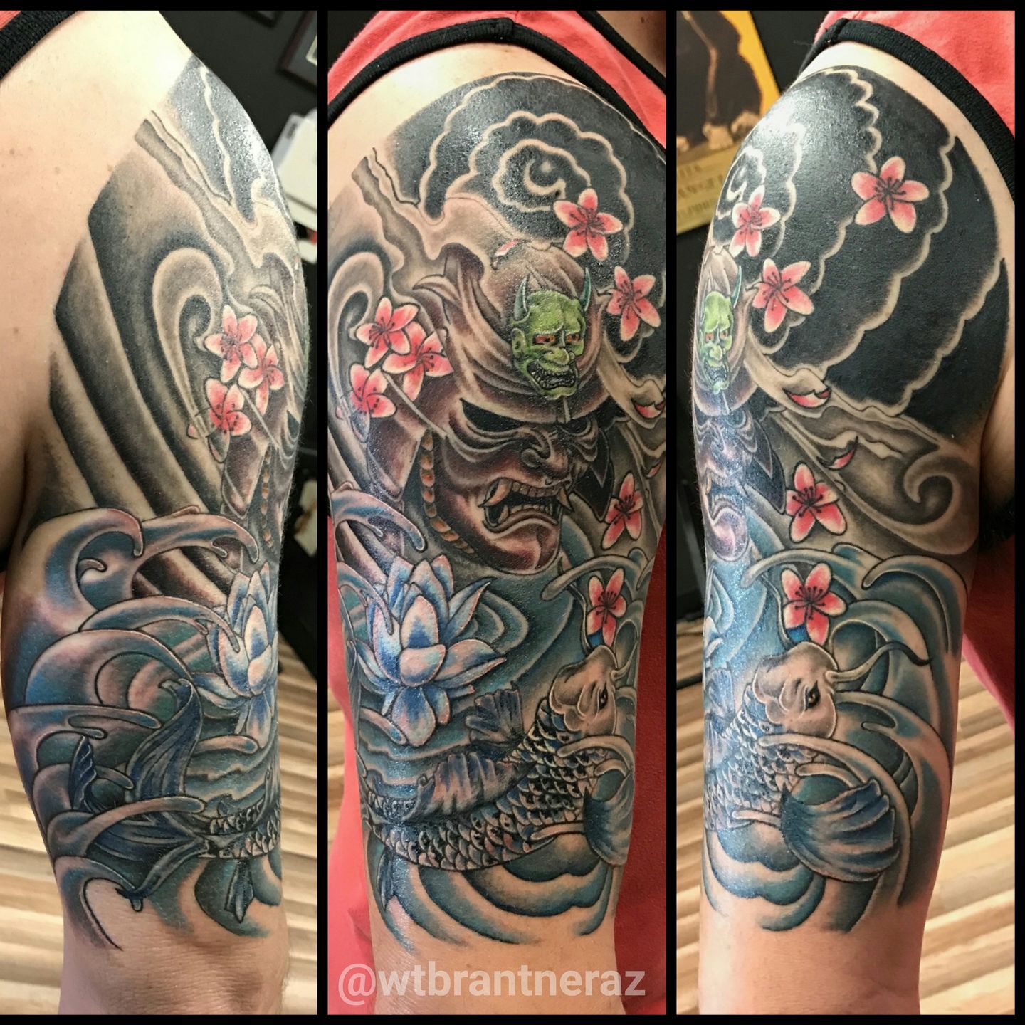 Japanese sleeve tattoo design on Craiyon