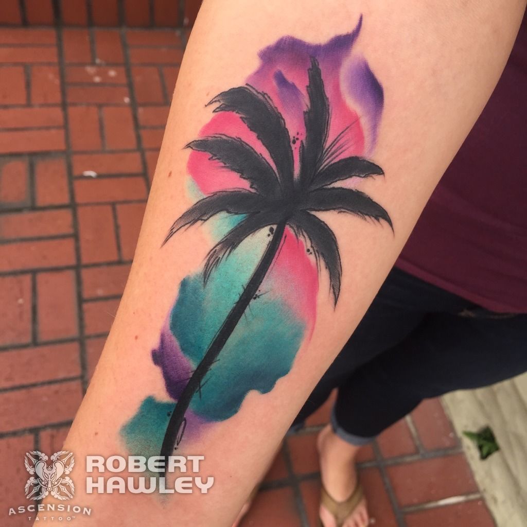 Share more than 76 palm tree beach tattoo best  thtantai2