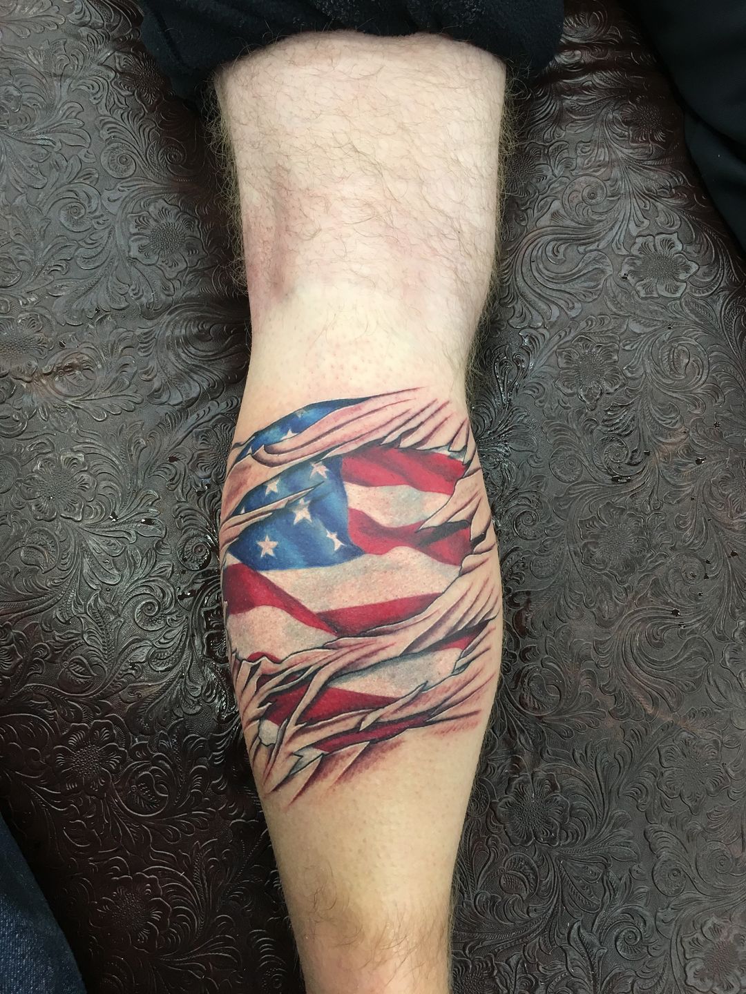 Discover 68 ripped american flag tattoo latest  thtantai2