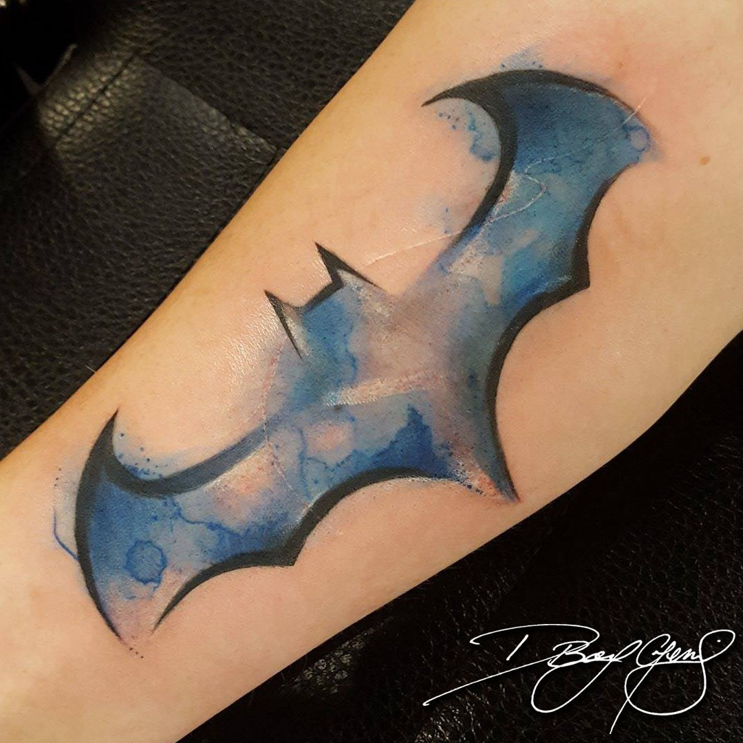 Tattoo uploaded by Zach Wolfe  Batman symbol on my chest  Tattoodo