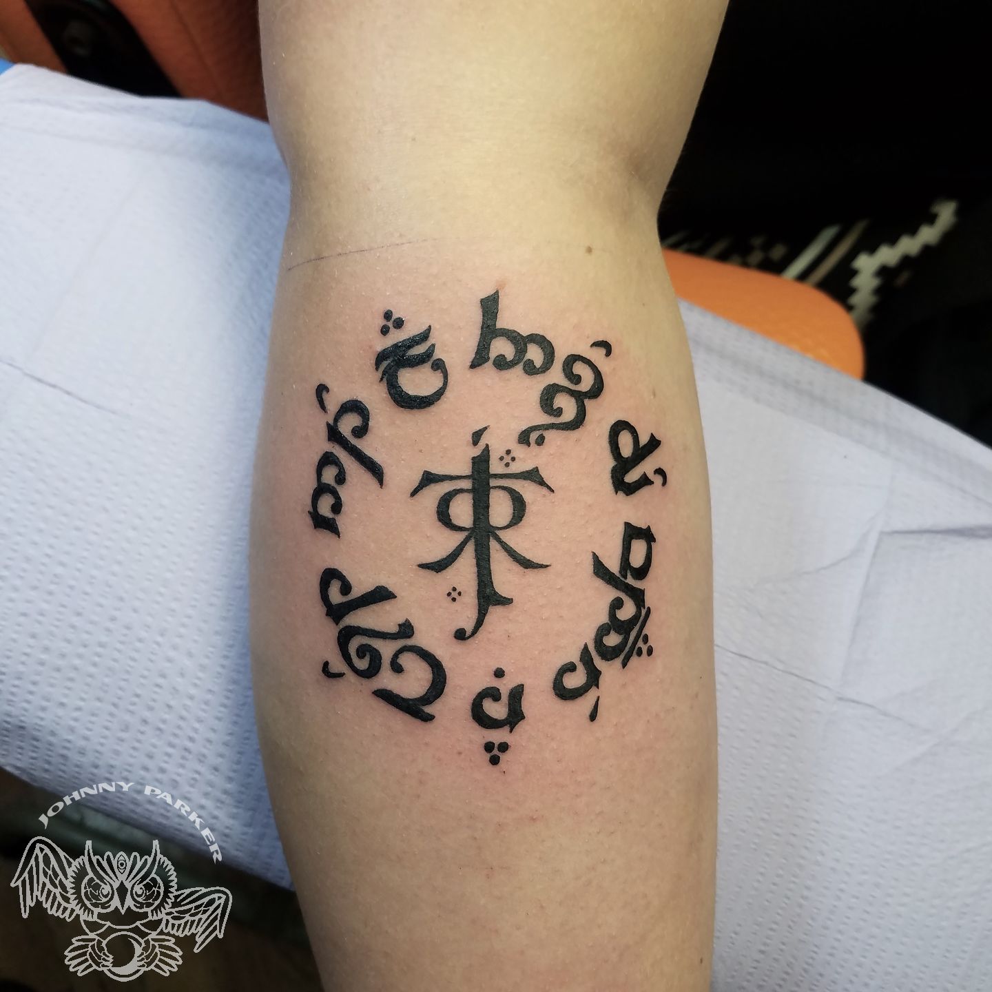 lord of the rings elvish writing tattoos