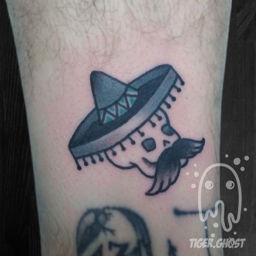 Traditional Tattoo Mexican Pinup Sticker Sombrero Vinyl  Etsy Sweden