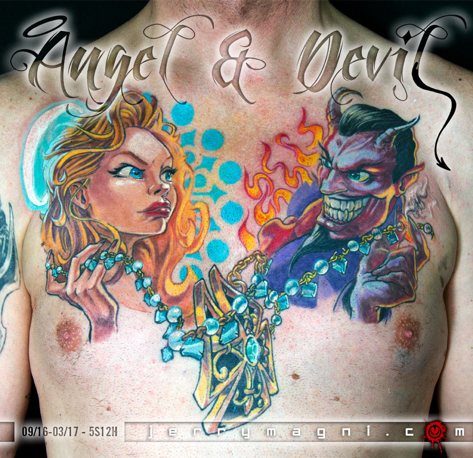 Full front body demon tattoo ~ z Tattoo Geek - Ideas for best tattoos