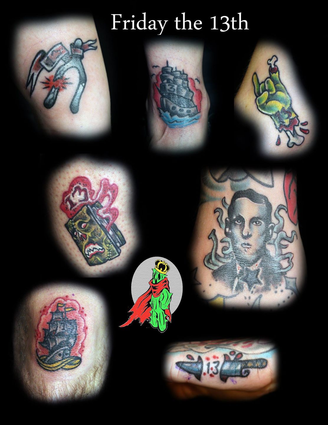 lordcaktis:friday-the-13th-special-tattoos-small-jammer-friday-the-13th- horror-lovecraft