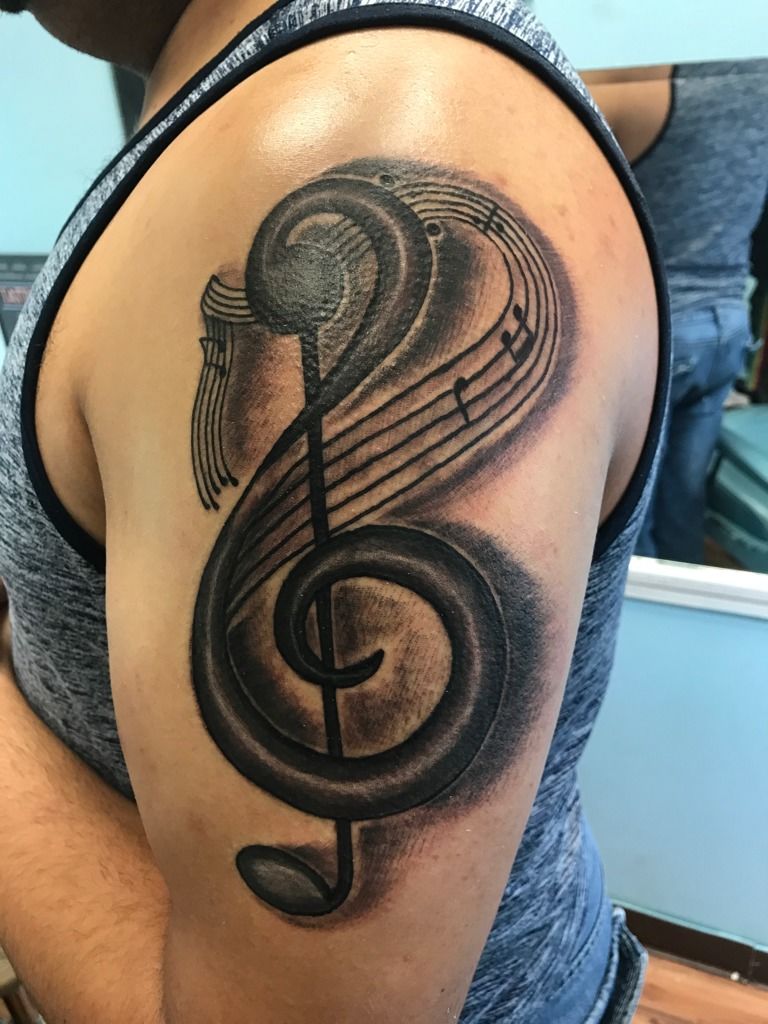 Noahhollis Music Note Black Music Bass Clef Treble Clef