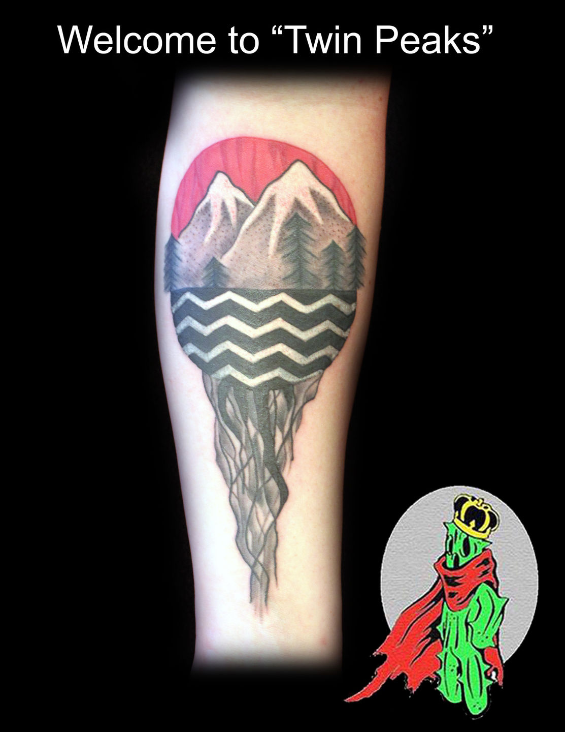 FYeahTattoos.com — Matching Twin Peaks tattoos for us. “Damn fine cup...