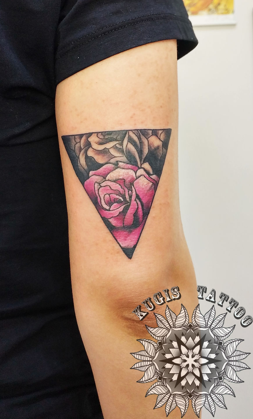 Rose triangle tattoo to my cusin... - Miamitattoo Goodmen | Facebook