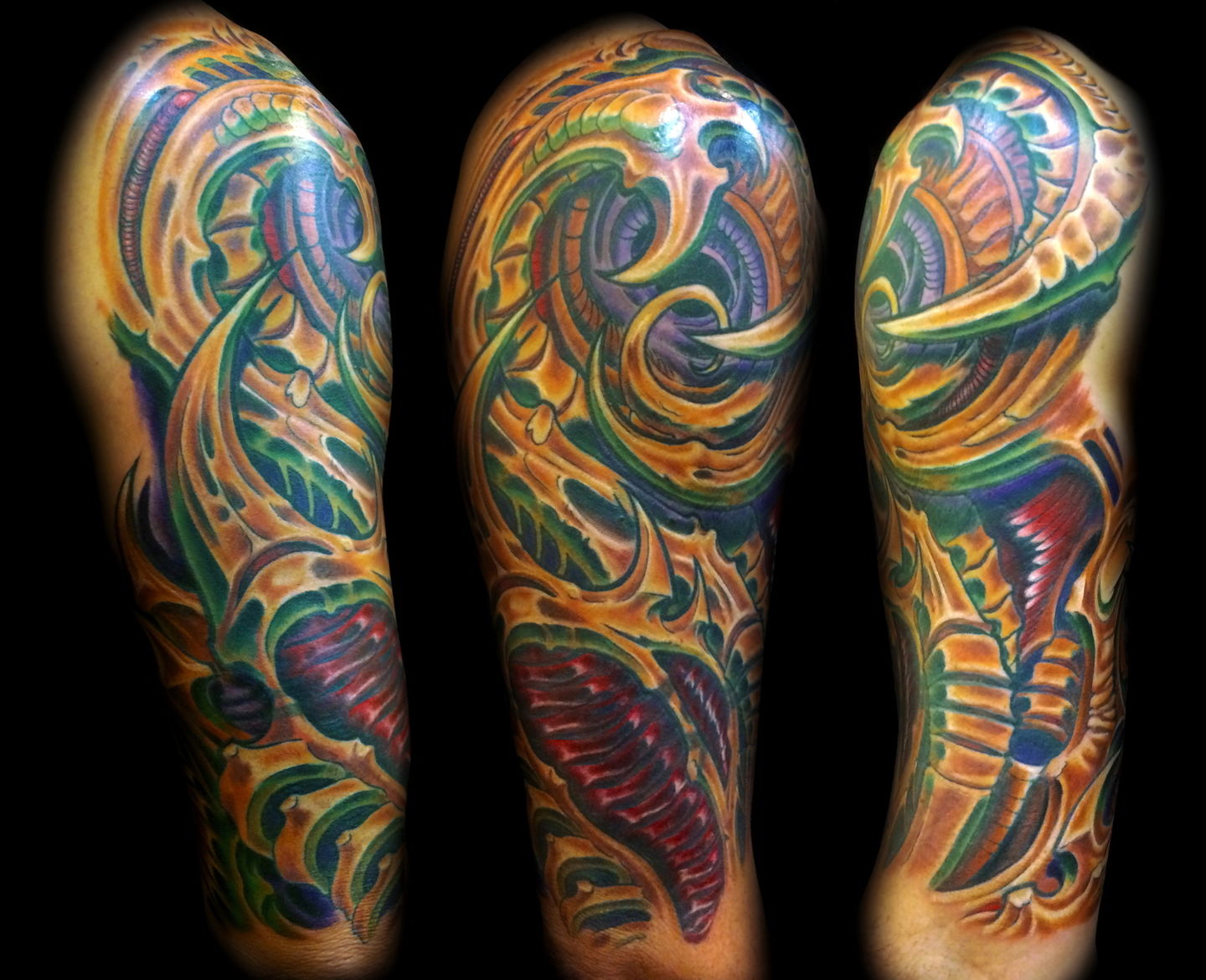 Las-vegas-tattoo-artist_joe-riley_biomech-sleeve-tattoos