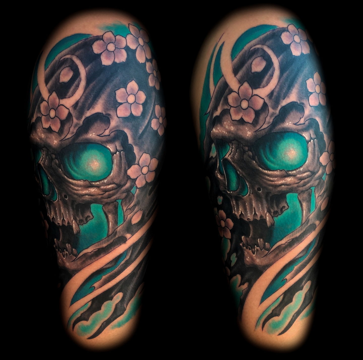 Las-vegas-tattoo-artist_joe-riley_grim_reaper_half_sleeve_tattoo