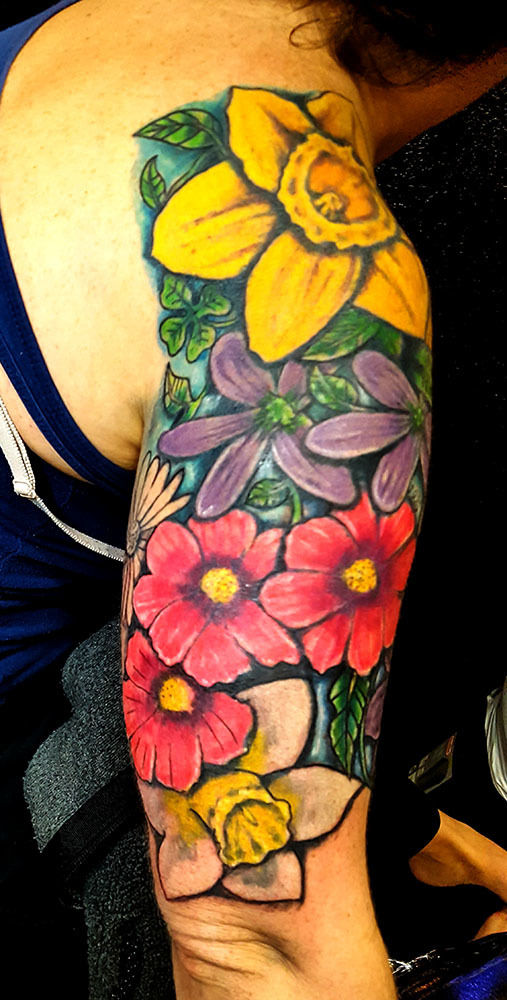 Flower-sleeve