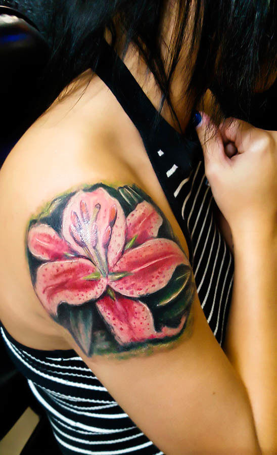 Lilly-tattoo-flower