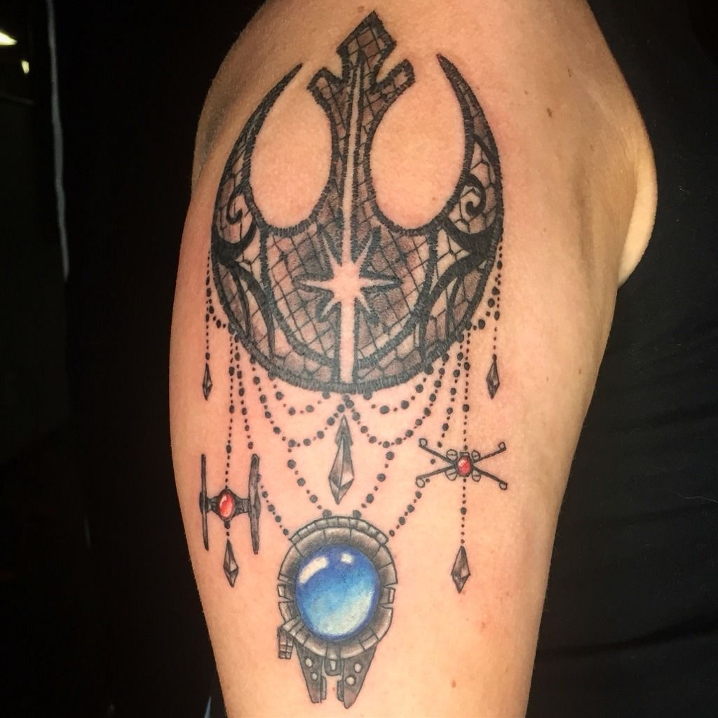 Tattoo uploaded by Chelsea Nichole  Rebel Alliance  Star Wars tattoo    Tattoodo