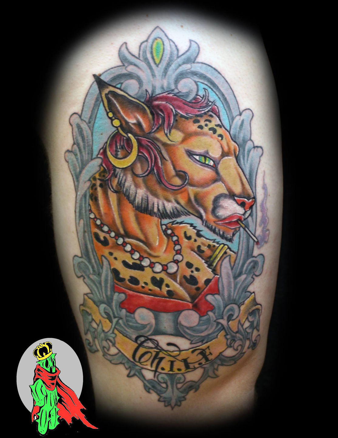 Ink Master  Tiffer Wrights Egyptian cheetah tattoo is killer Would you  wear it  Facebook