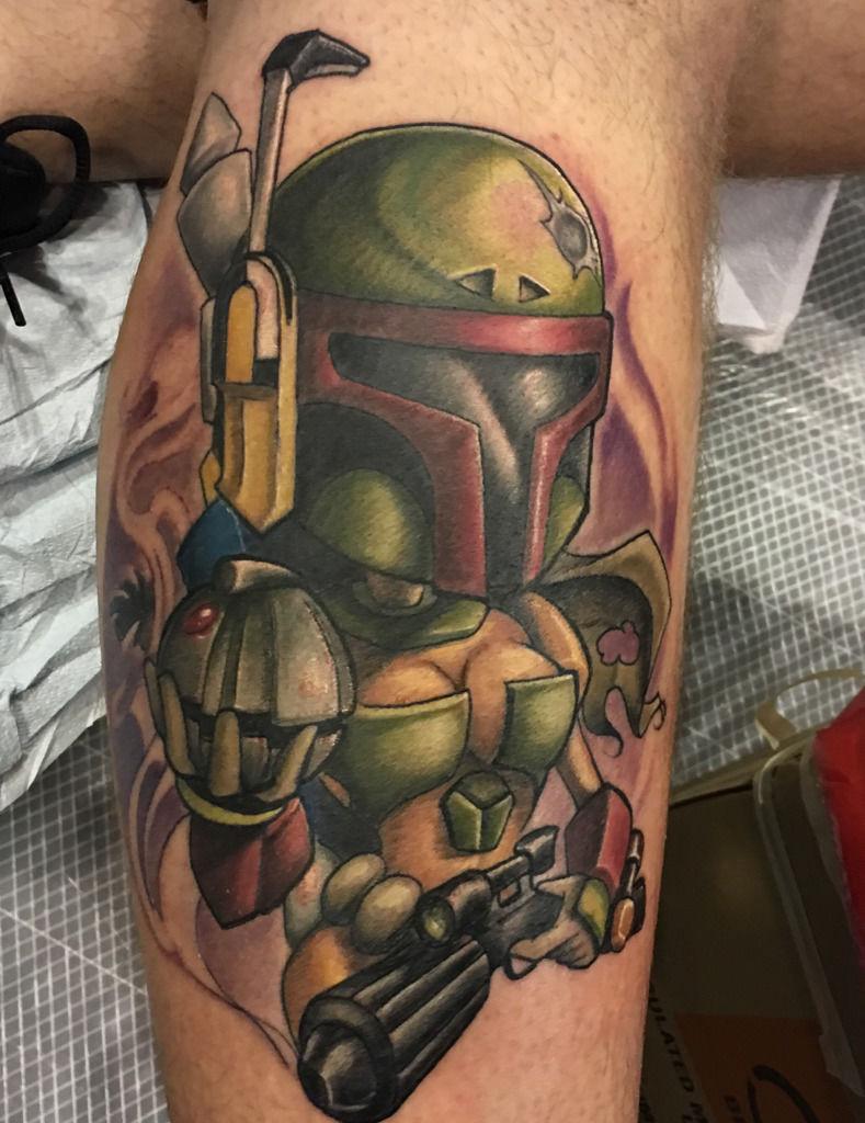 Boba Fett Star Wars Tattoo by jacksonmstattoo on DeviantArt