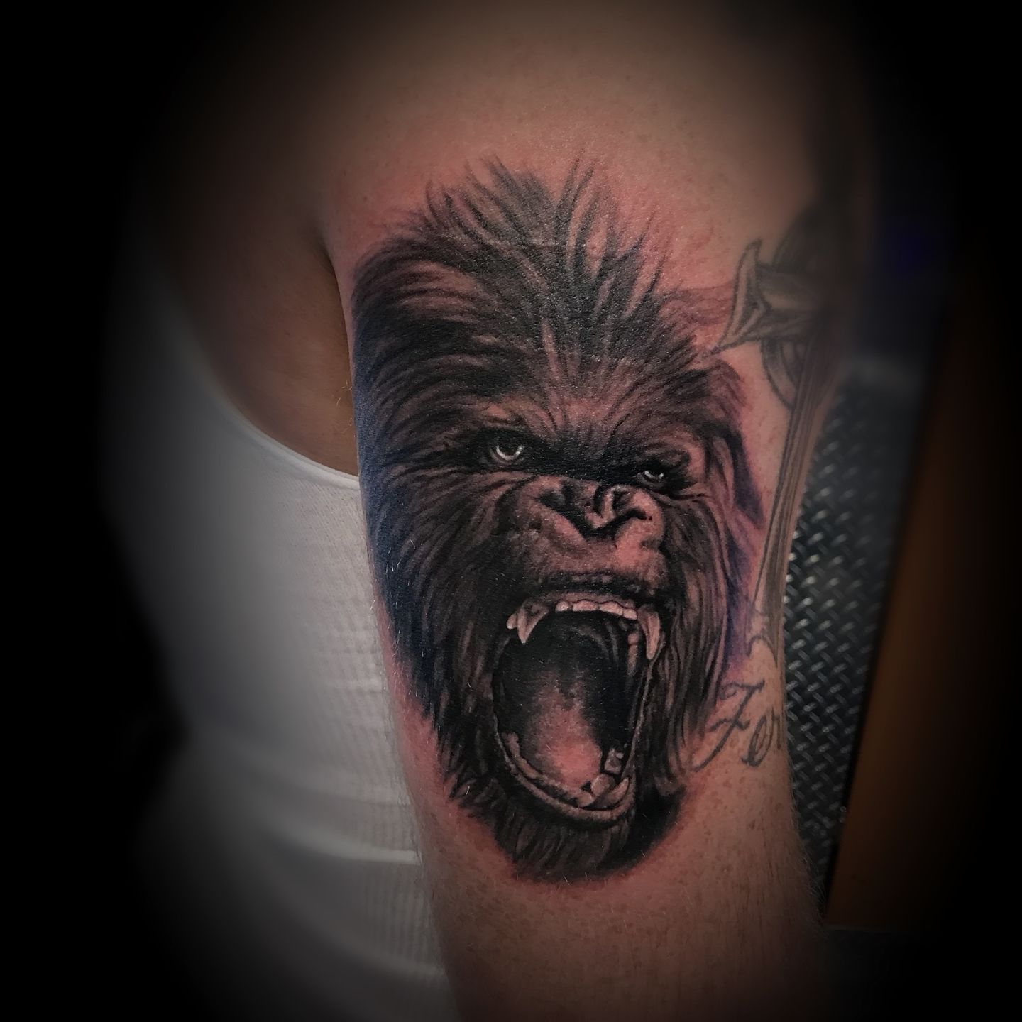 kong skull island film King Kong tattoo  Human Inkstinct Tattoos