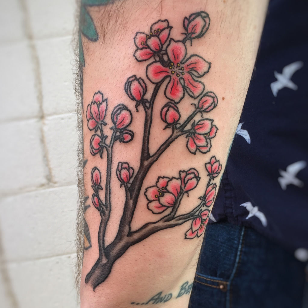 Flower Branch Tattoos Designs - ClipArt Best