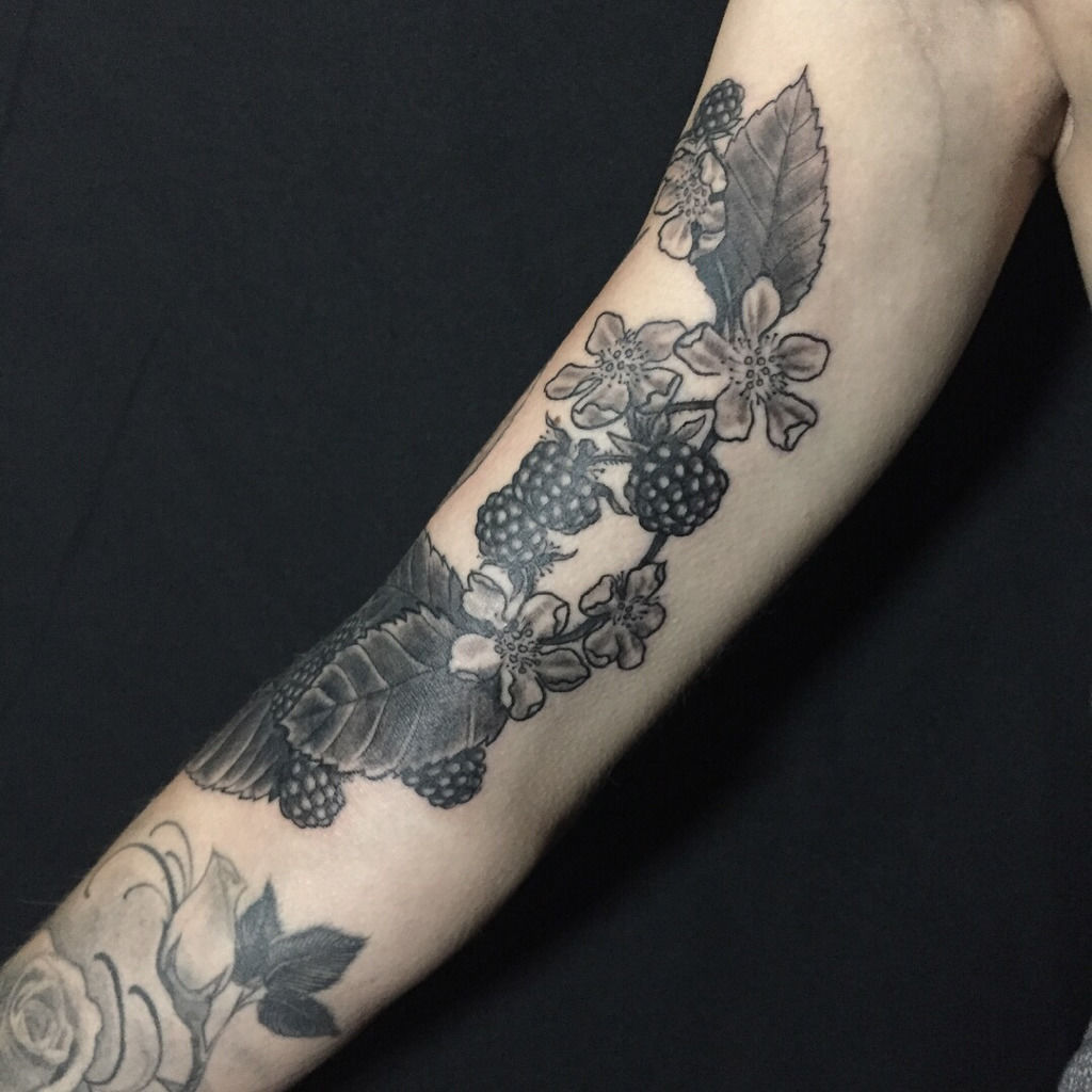 Tattoo uploaded by Rita von Lehe • Blackberry Brambles • Tattoodo
