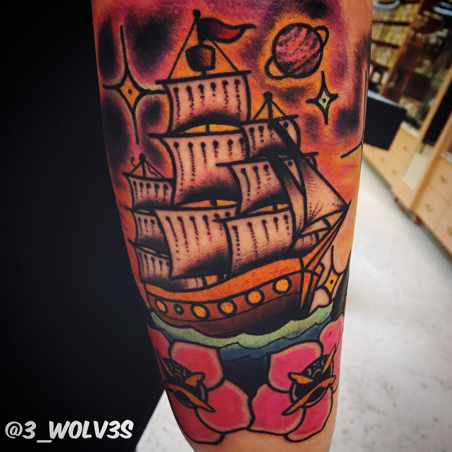 101 Best Traditional Pirate Ship Tattoo Ideas That Will Blow Your Mind   Outsons
