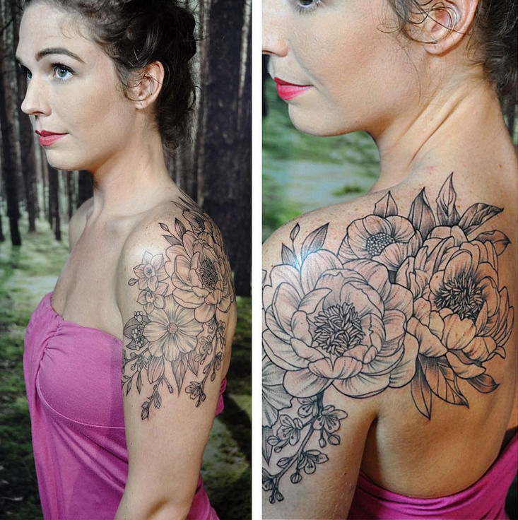 80+ Meaningful Shoulder Tattoos for Women - Nomi Chi