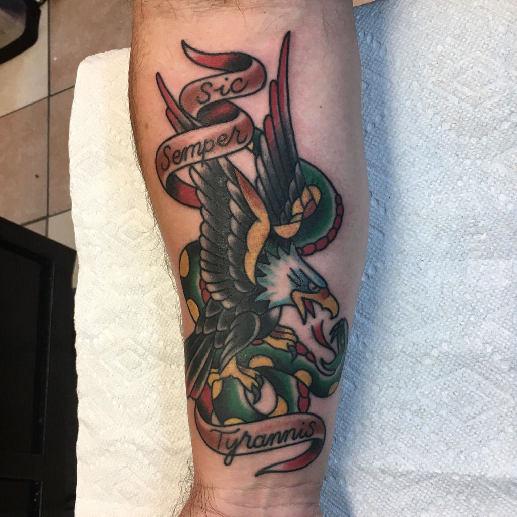 Nicholas Rogalski on LinkedIn: Finished with one session today, it's on the  forearm and covering up a…