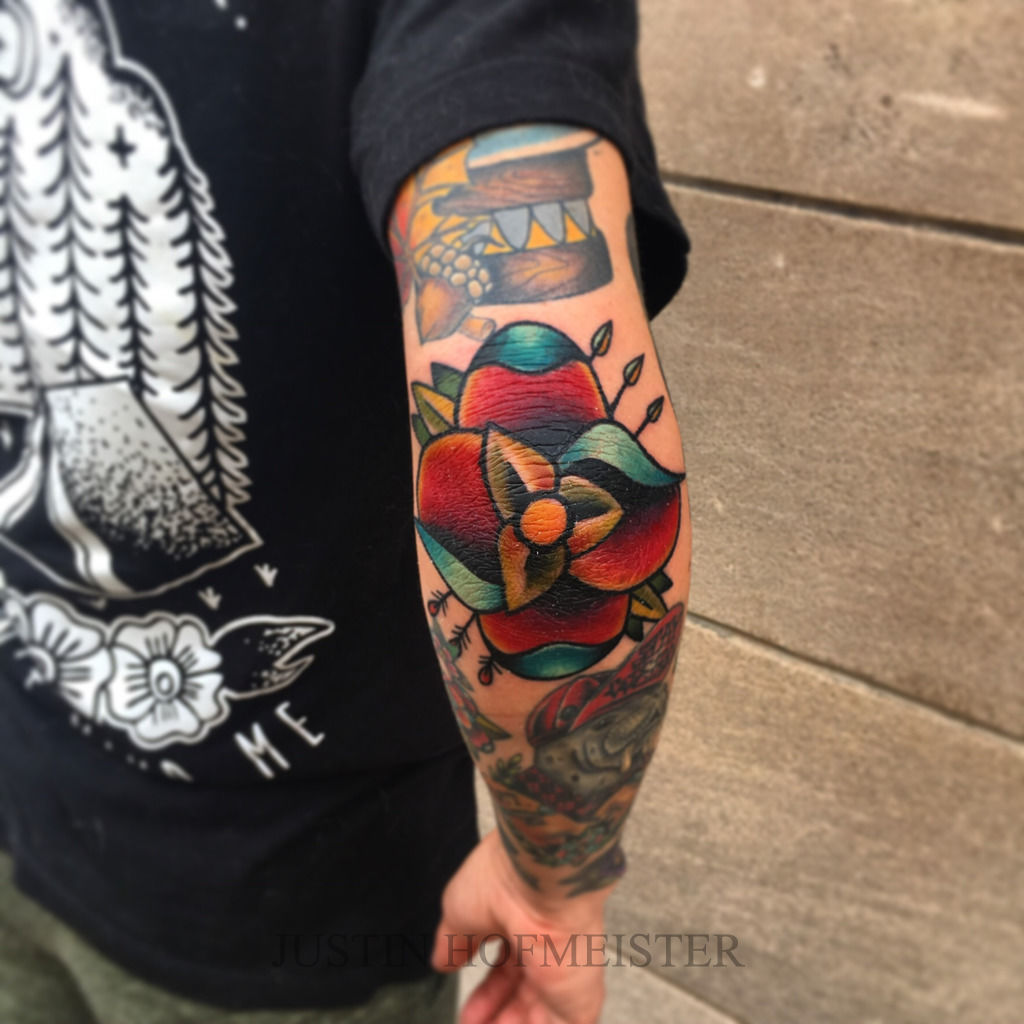 See this Instagram photo by radtradtattoo  3713 likes  Traditional  tattoo sleeve Elbow tattoos Sleeve tattoos