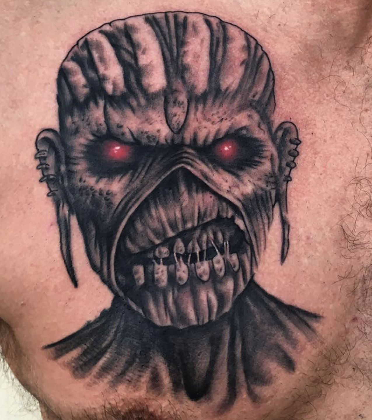 Iron Maidens Eddie piece by Hol tattoo tattootok tattooideas tat   TikTok