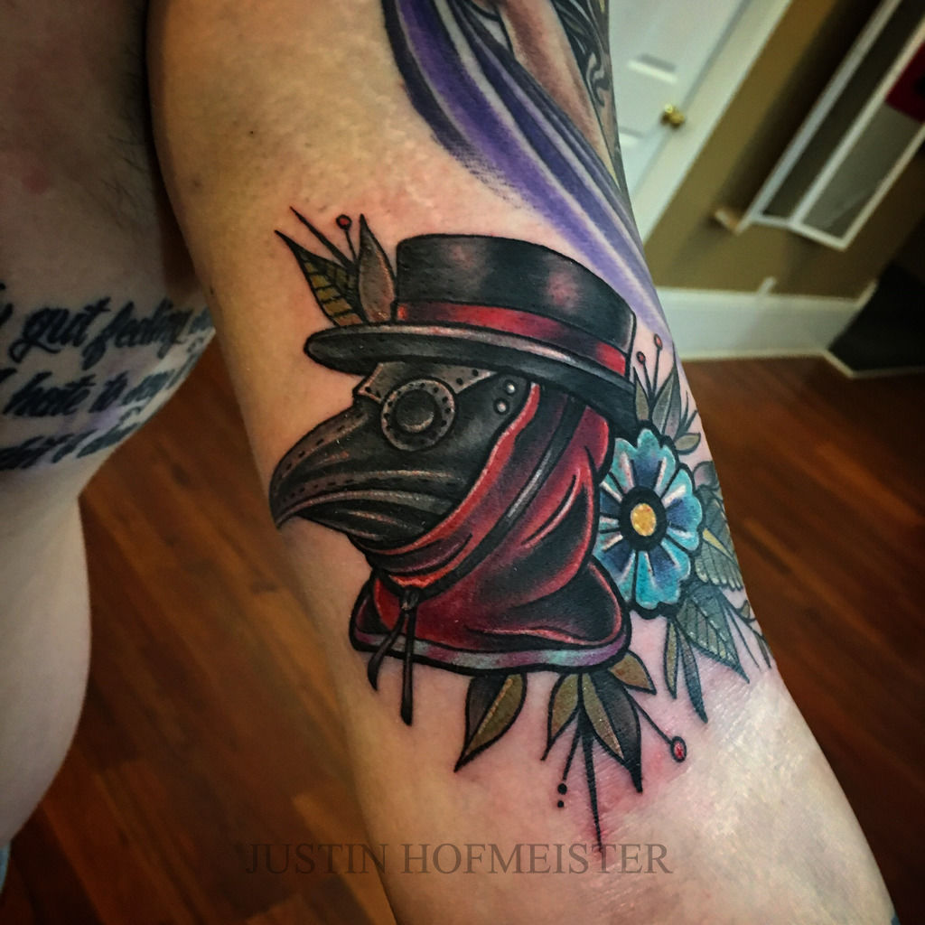 Sea Hag Tattoo on Instagram Amazing plague doctor done by the awesome  andreasdolleschaltattoo     Fun fact The design of the plague doctors  uniform was to keep