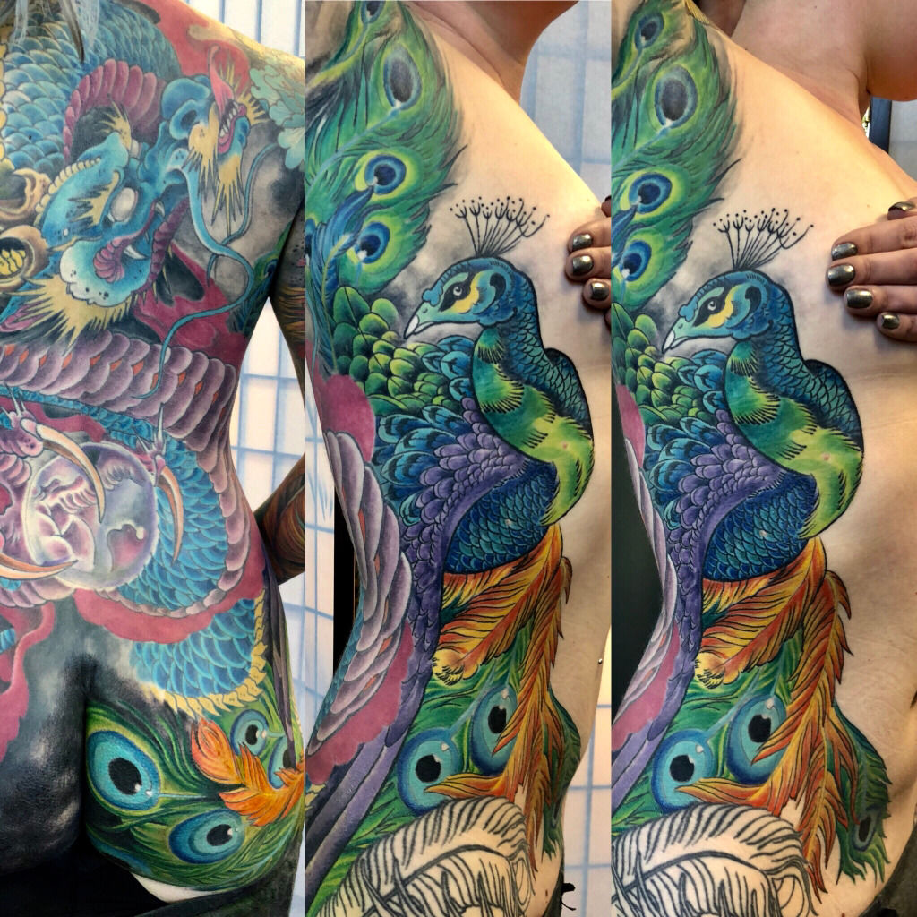 peacock tattoo by mojoncio on DeviantArt