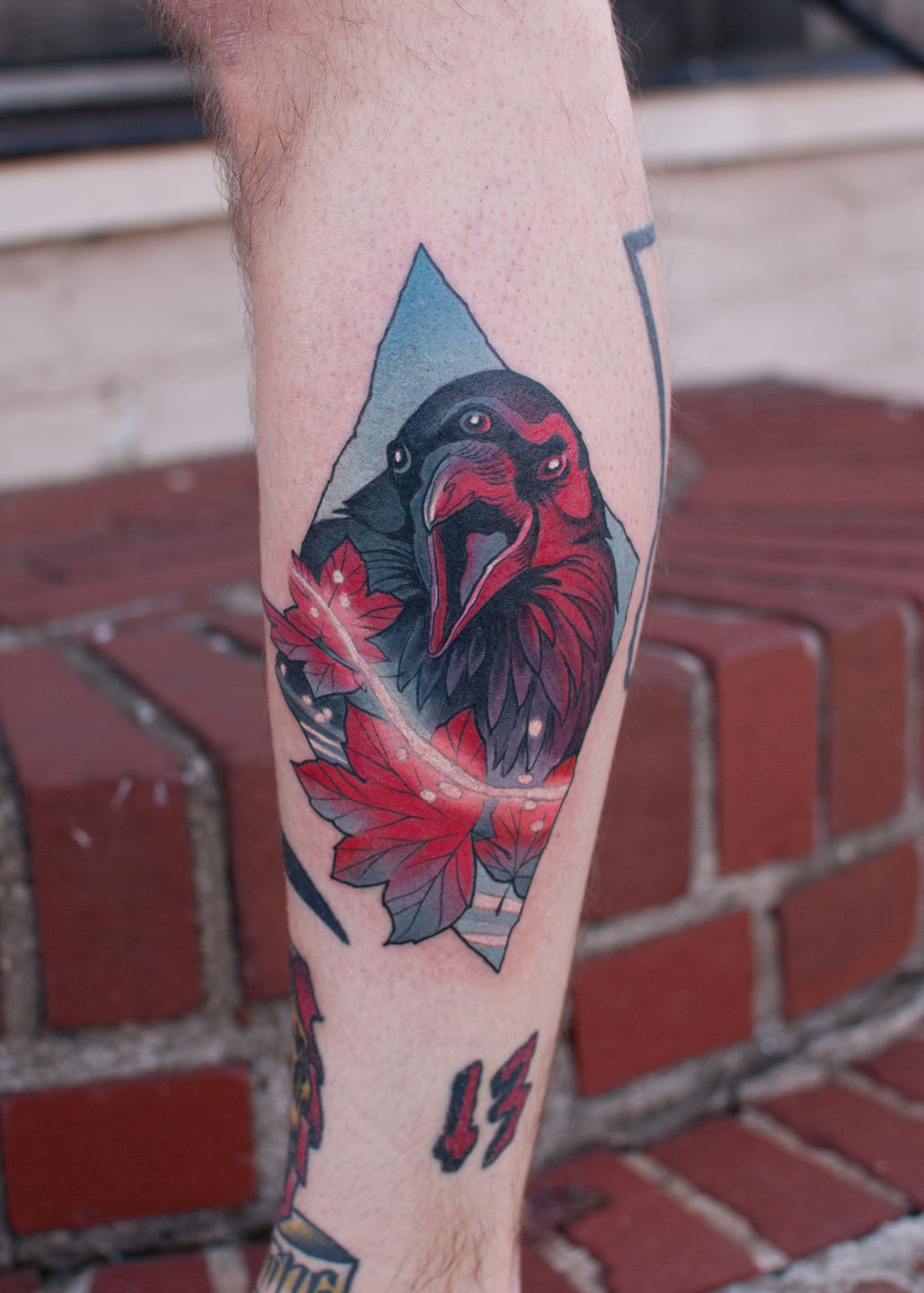 Tattoo uploaded by Xavier  Threeeyed raven tattoo by Lucy OConnell  raven threeeyed gameofthrones GOT neotraditional  Tattoodo